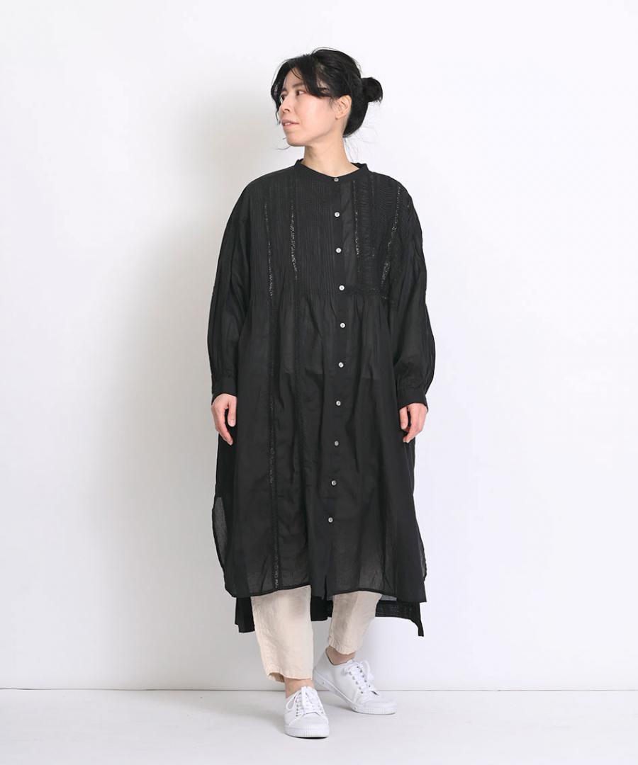 【ラストワン！】カディコットン　アシメフロントワンピ-ス