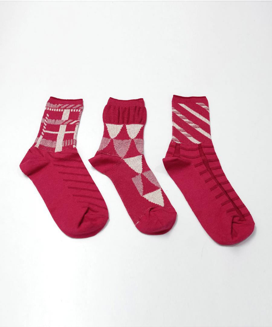 ３pattern socks pack