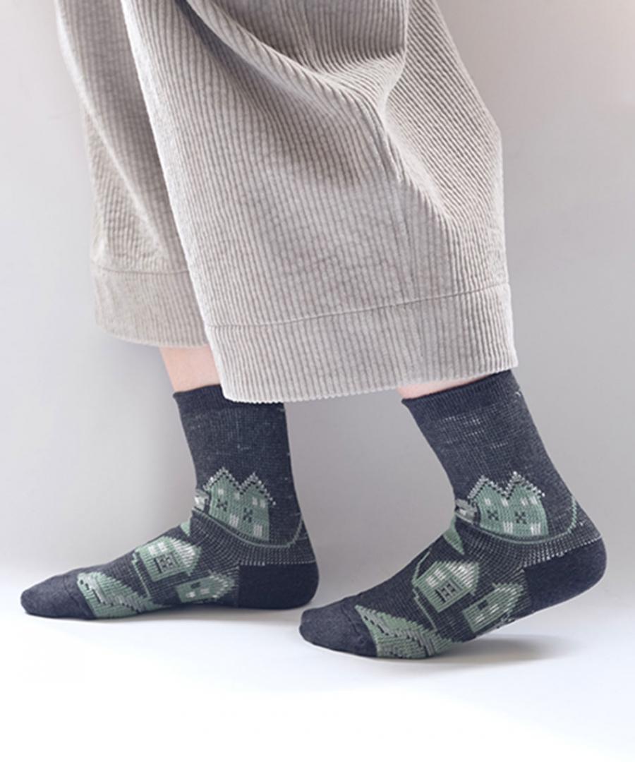 火と石の山　ショートソックス