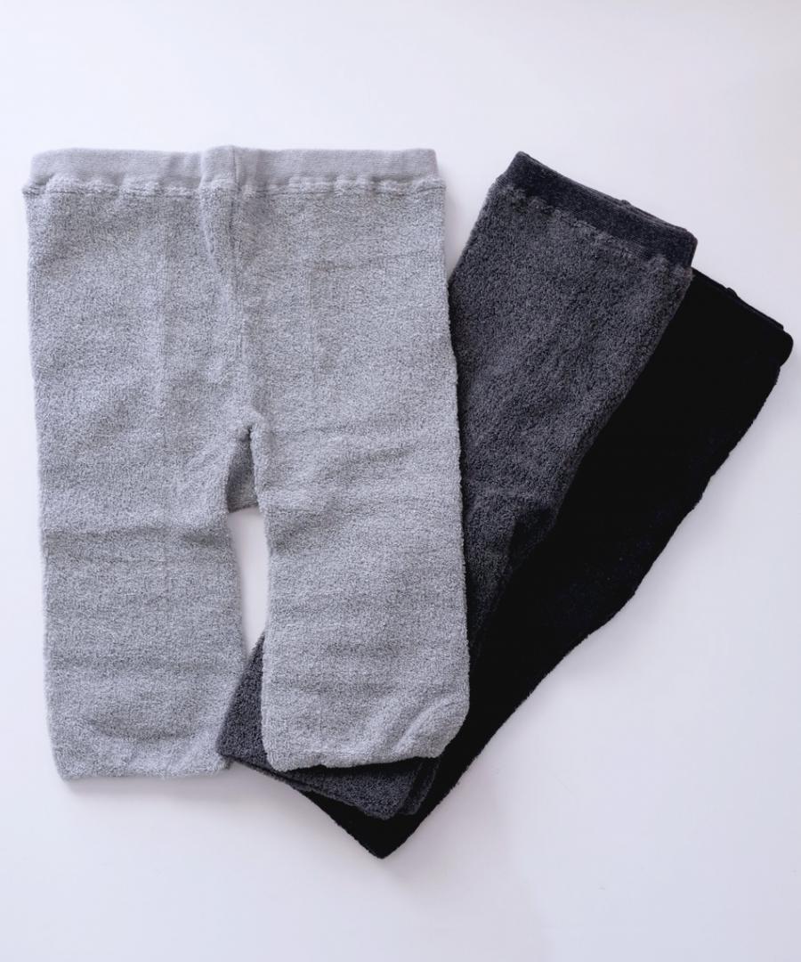 冷えとり 　シルクコットンパイルインナーパンツ/4分丈