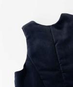 velvet padded vest