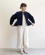 velvet padded jacket