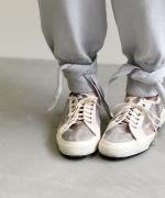 ribbon knit pants