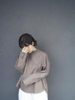 TWILL GATHER SHIRT