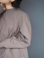 TWILL GATHER SHIRT