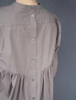 TWILL GATHER SHIRT