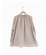 Beautiful silk cotton v-necked shirt