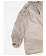 Beautiful silk cotton v-necked shirt