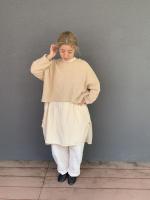 short p/o knit