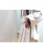 ポリエステルコーデュロイ ワイドパンツ
