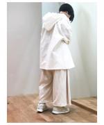 ポリエステルコーデュロイ ワイドパンツ