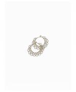 ARABESQUE Earrings HOOP SILVER mini