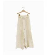 Chenille Yarn Wide Pants