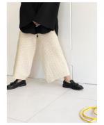 Chenille Yarn Wide Pants