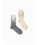 Ribbed Socks With Foil Print