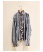Embroidery Frill Blouse