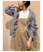 Embroidery Frill Blouse