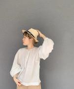 Kantha　Gather　Blouse