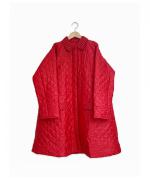 Embroidery Aline Quilting Coat