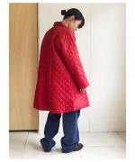 Embroidery Aline Quilting Coat