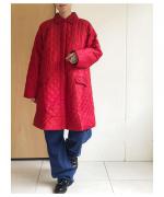 Embroidery Aline Quilting Coat