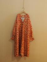 V-neck wide dress