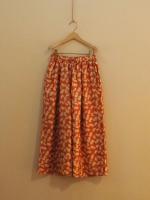 Embroidery tuck pants