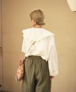 Embroidery drawstring sholder bag