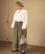 Embroidery drawstring sholder bag