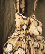 Embroidery drawstring sholder bag