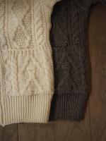 ARAN　CREW　CARDIGAN