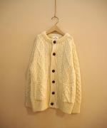 ARAN　CREW　CARDIGAN