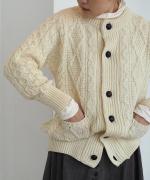 ARAN　CREW　CARDIGAN