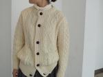 ARAN　CREW　CARDIGAN