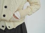 ARAN　CREW　CARDIGAN