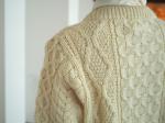 ARAN　CREW　CARDIGAN