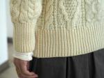 ARAN　CREW　CARDIGAN