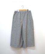 11ozムラデニム　スカートパンツ
