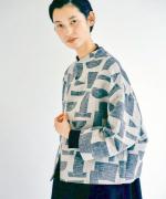 コットンリネンジャガード　ボレロ