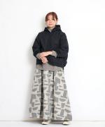 ライトキルト　フード付きブルゾン