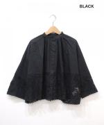 【PICK UP ITEM！】コットンボイル＆ケミカルレース　ブラウス