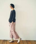 【ラストワン！】コットンダンプ　タックパンツ