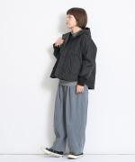 ライトキルト　フード付きブルゾン