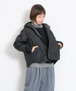 ライトキルト　フード付きブルゾン