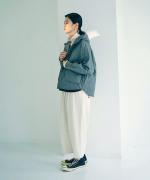 ライトキルト　フード付きブルゾン