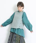 ビーバー起毛ライトウール ベスト