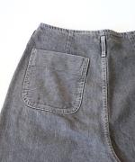 ナチュラルデニム ワイドパンツ（GRAY）