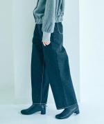 ナチュラルデニム ワイドパンツ