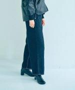 ナチュラルデニム ワイドパンツ