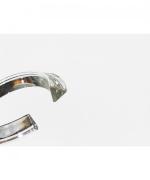EXCAVATION Bangle Triangle CLEAR